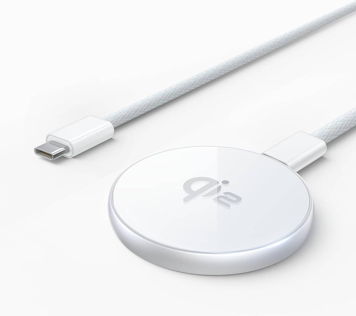 ワイヤレス充電器 【Qi2 公式認証15W超低温】 MagSafe充電器 マグネット式 超薄 超軽量 小型拍卖