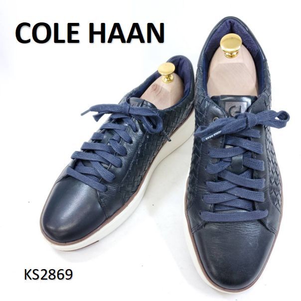 コールハーン 美品 グランド360 イントレチャート 本革 レザー US8拍卖