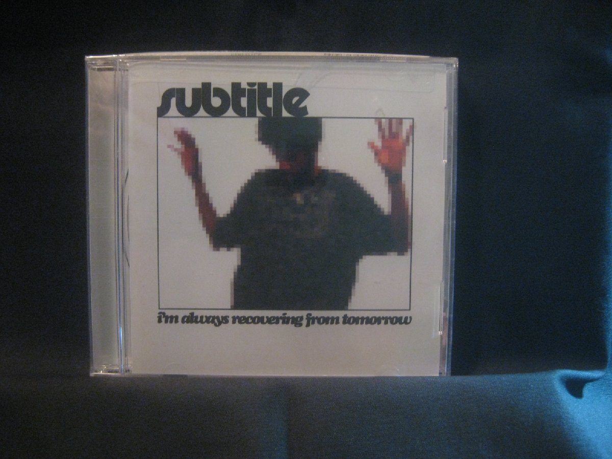 Subtitle / I'm Always Recovering From Tomorrow /未開封品 ◆CD8247NO OJ HIPHOP◆CD 32920NO拍卖