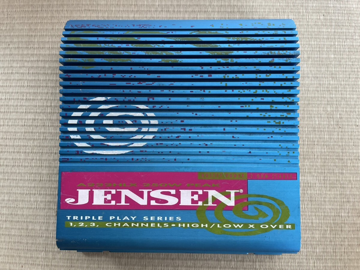 JENSEN A222HLX 動作未確認 カーアンプ ジャンク ※a拍卖