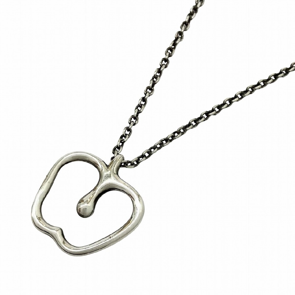 【中古】|TIFFANY&Co. ティファニー アップル ネックレス SV925 3.6g シルバー ペンダント レディース拍卖