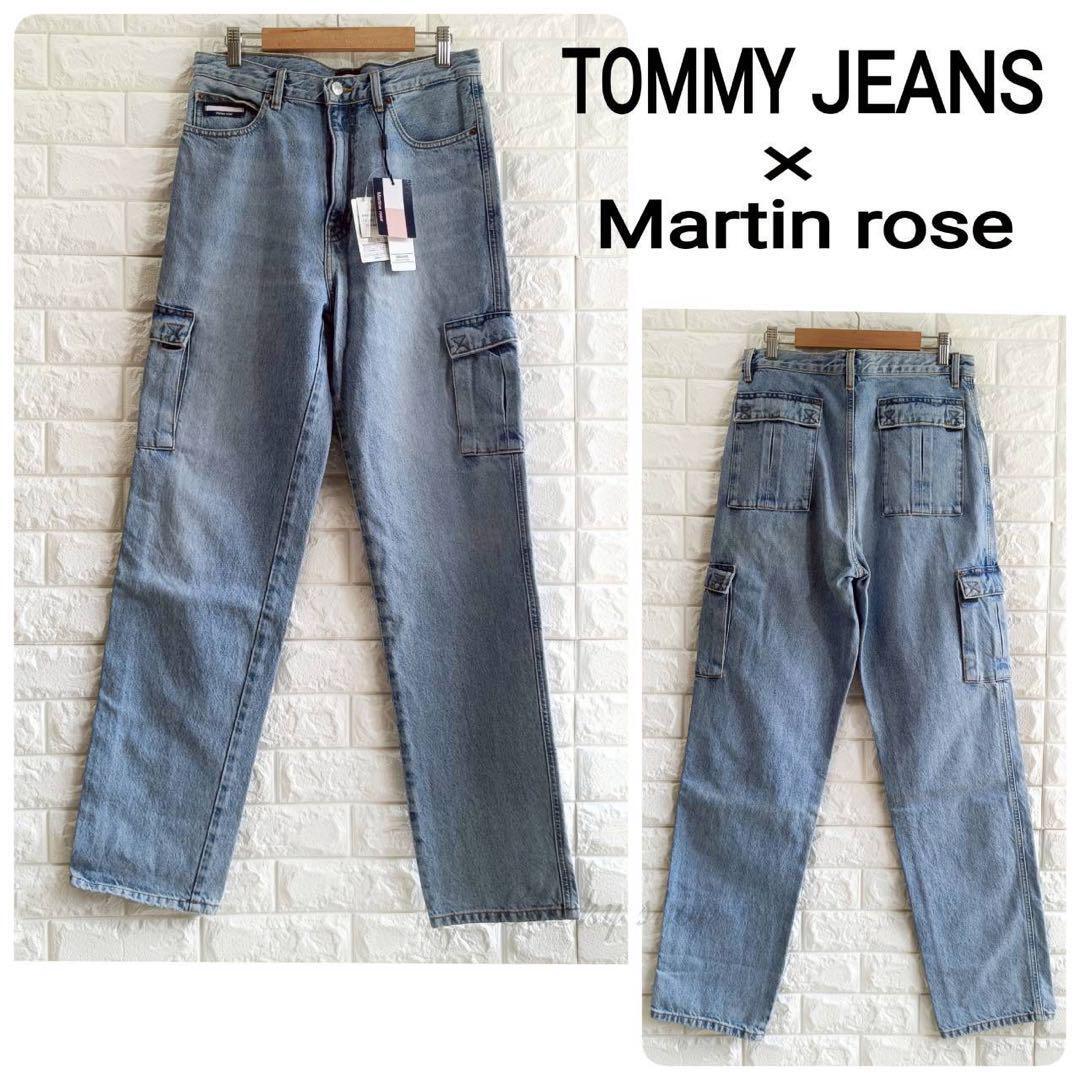 TOMMY JEANS トミー ジーンズ × マーティン ローズ デニム カーゴ パンツ 未使用 タグ付き インディゴ 30 ① トミー ヒルフィガー拍卖