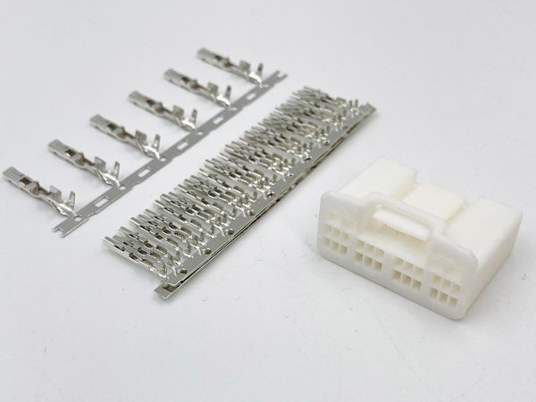 YO-875 【トヨタ ディスプレイオーディオ メス カプラー 端子 28PFS 端子*2】 検索用) RAV4 PHV ヤリス クロス GR ヤリス プリウス拍卖