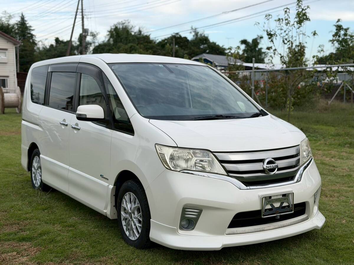 日産セレナ ハイウェイスター S-HYBRID!2013!97357km!拍卖