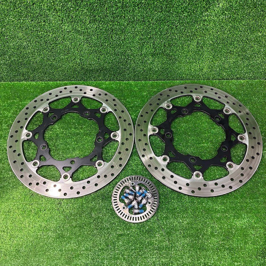 スズキ GSX-8S 2023年モデル 純正 フロントブレーキディスクローター 2枚セット 中古拍卖