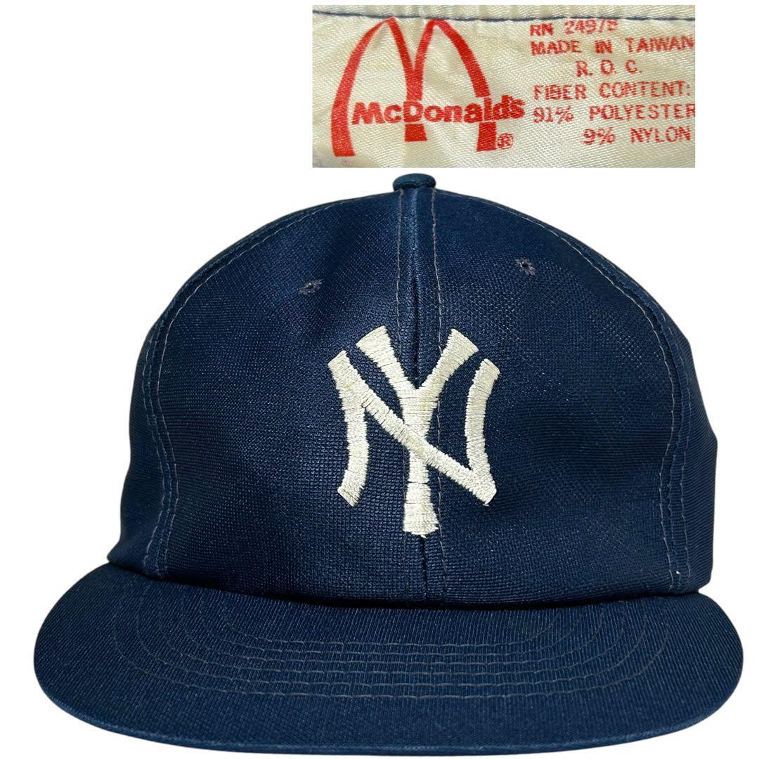 80s ヤンキース マクドナルド コラボ メッシュキャップ ホワイトロゴ拍卖