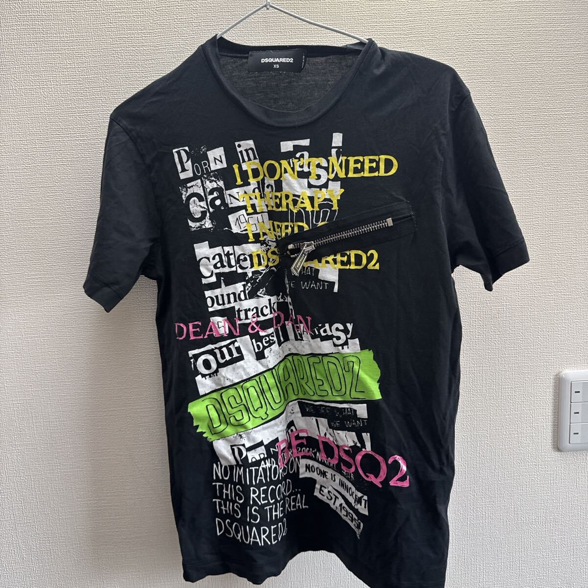 dsquared2 Tシャツ xs ジップ拍卖