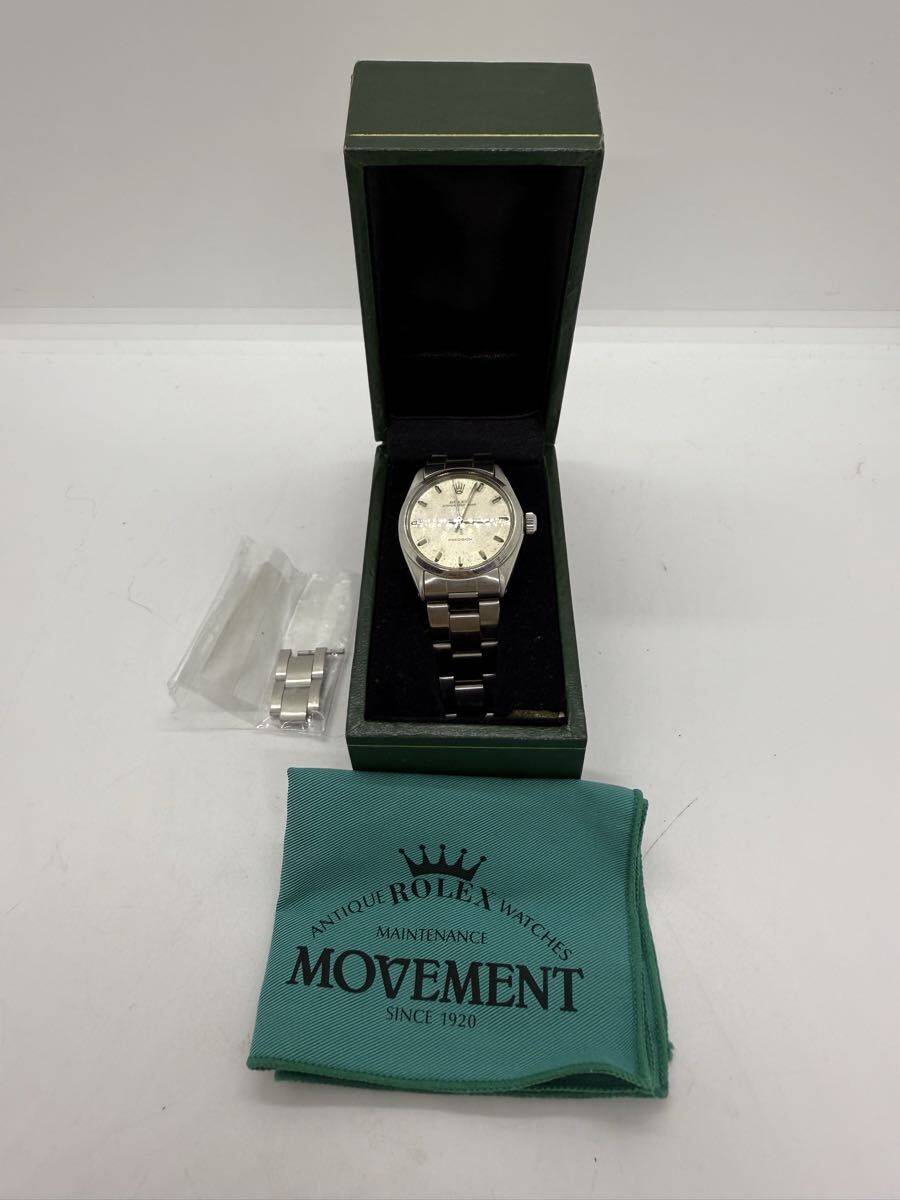 JP3200*時計 腕時計 手巻き ROLEX ロレックス オイスタースピードキング プレシジョン Ref.6430 ムーブメント 箱付き 動作品*拍卖