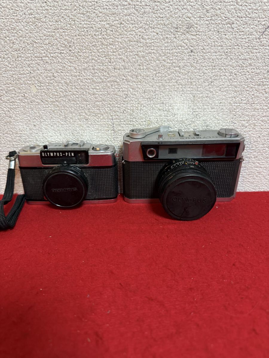 JP3203*カメラ 一眼レフカメラ OLYMPUS OLYMPUS-S OLYMPUS-PEN 2点おまとめ*拍卖