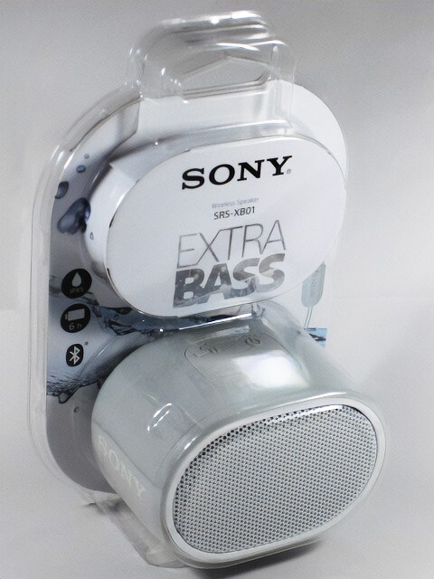 ■ SONY ワイヤレスポータブルスピーカー SRS-XB01 (W)ホワイト拍卖