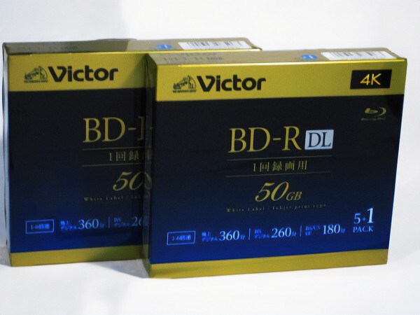■ Victor ビデオ用 6倍速 BD-R DL 50GB 6枚パック 2個セット (VBR260RP6J5)拍卖