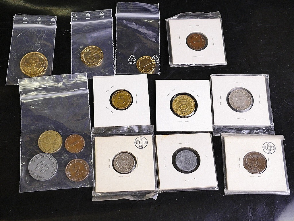 帝国期~第三帝国期期 硬貨一括 古銭 ミリタリー アンティークコイン_K_k164拍卖