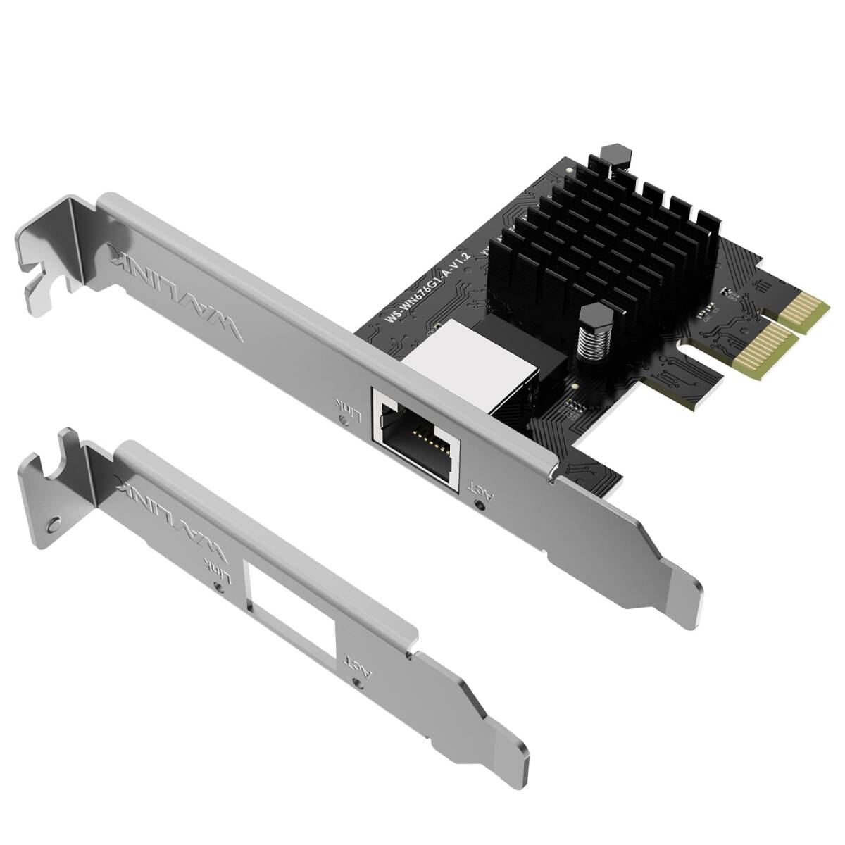 WAVLINK 2.5G Base-T LANカード PCI-E アダプター ネットワークカード 2500/1000/100Mbps PCI Express イーサネット アダプター拍卖