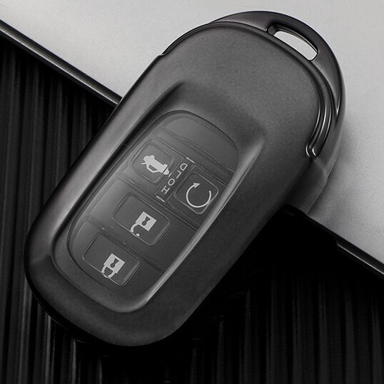 新品即決/送料無料 ホンダ 黒 TPU スマートキーケース キーカバー ヴェゼル ステップワゴン シビック ZR-V N-BOX JF5 JF6 オデッセイ RC5拍卖