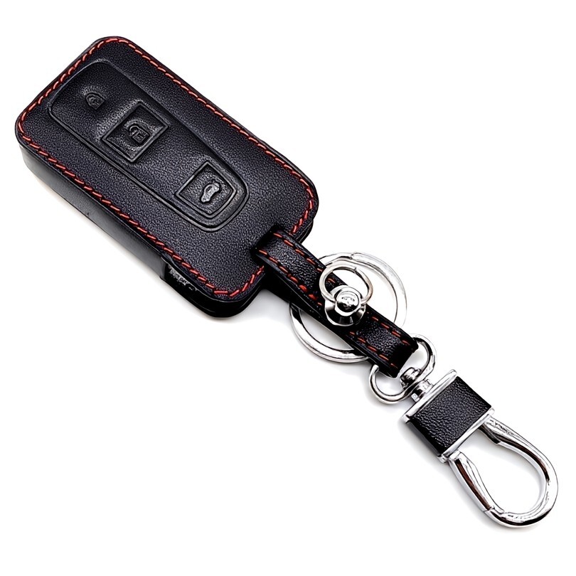 新品即決 トヨタ ダイハツ 牛本革 レザー スマートキーケース キーカバー アクセサリー ムーヴコンテカスタム L175S キーレスカバー拍卖