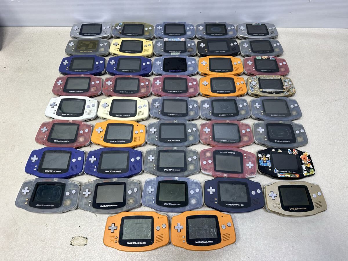 GBA ゲームボーイアドバンス 本体 AGB-001 ミルキーピンク/ミルキーブルー 等 ( 42台 )まとめてセット Nintendo 任天堂 GAMEBOY ADVANCE拍卖