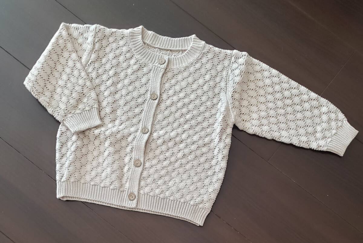 韓国子供服 カーディガン 90(00357)拍卖