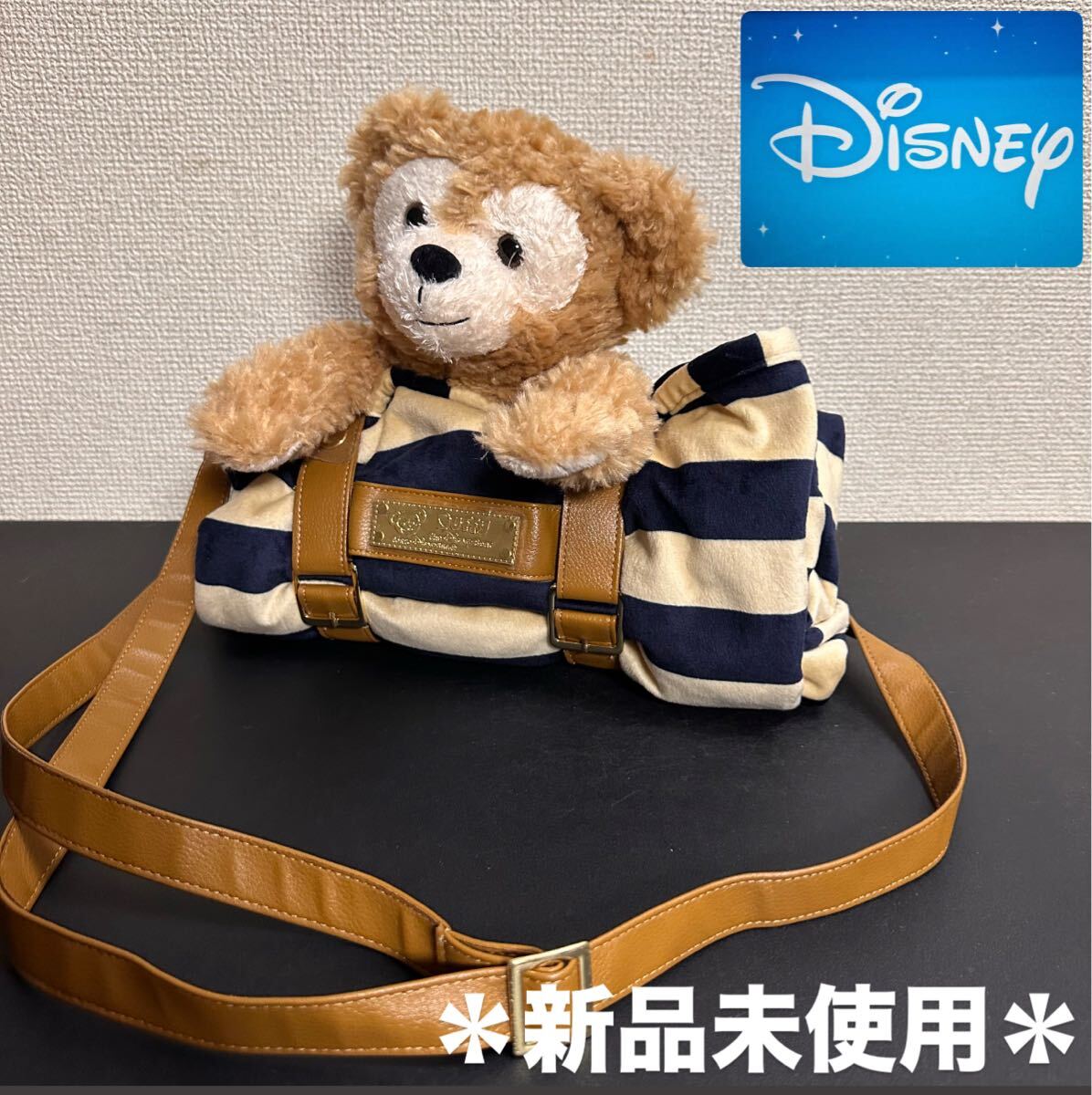 *新品未使用【ディズニーシー限定】ダッフィー ストラップ付きブランケット拍卖