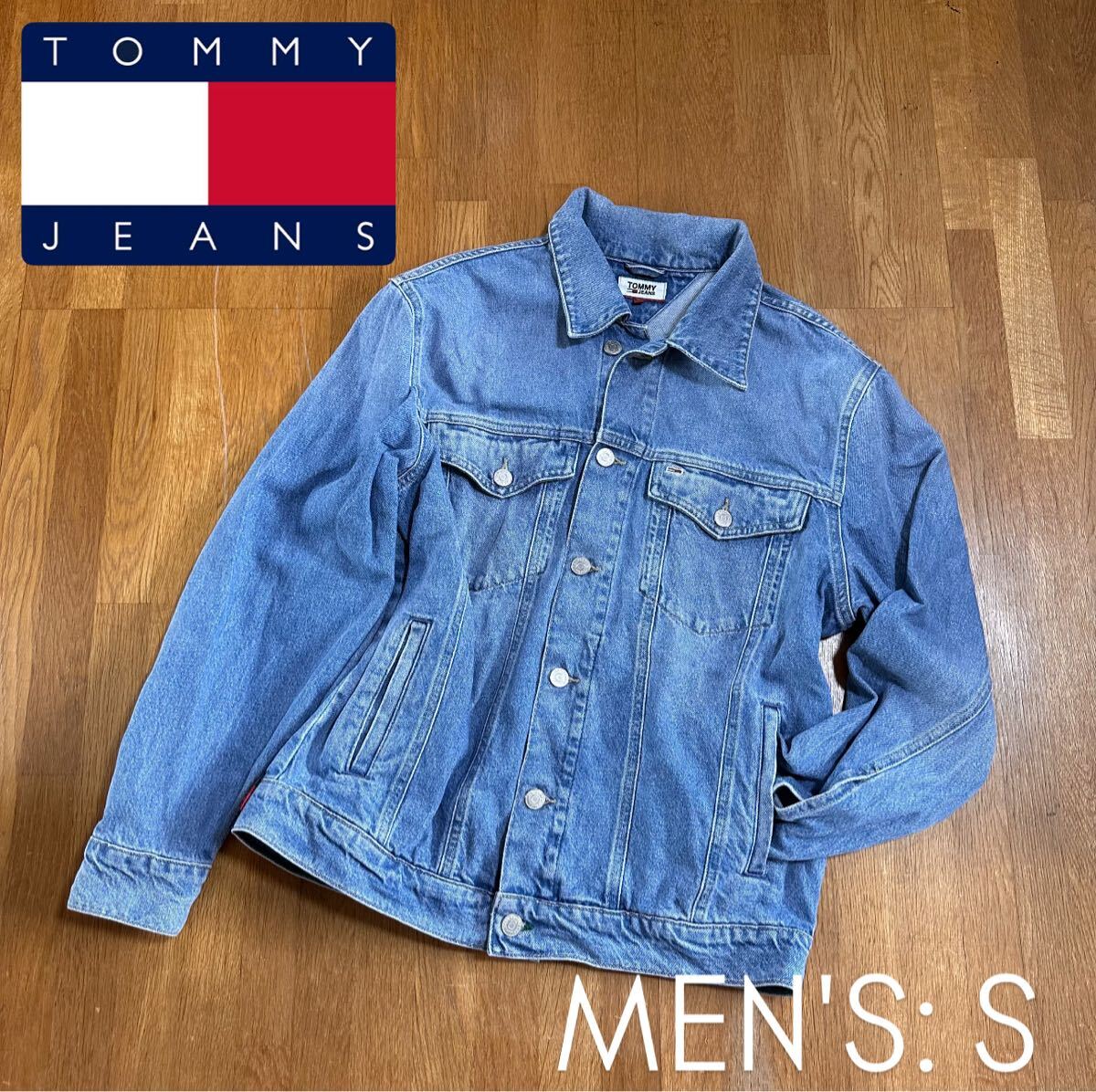 *美品【トミージーンズ】メンズ デニムジャケット Gジャン SIZE:S拍卖
