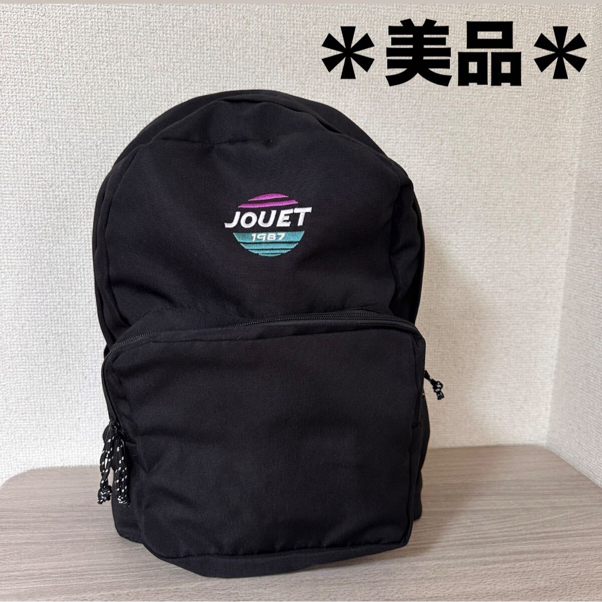 *美品【JOUET】バックパック リュックサック ブラック拍卖