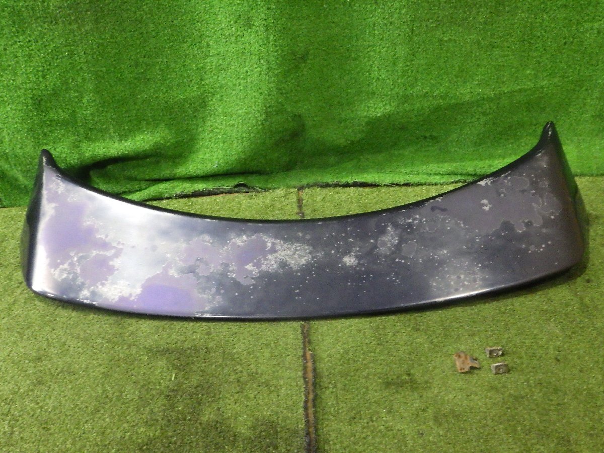 ◆ いすゞ ジェミニ JT191S 【 リア スポイラー ウイング ルーフ用 】 744 紺 取付金具外れ有 中古 J165 2E11 ◆拍卖