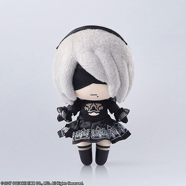【新品】【即納】NieR:Automata ミニぬいぐるみ 2B(ヨルハ 二号 B型) ニーアオートマタ スクウェア・エニックス SQUARE ENIX拍卖