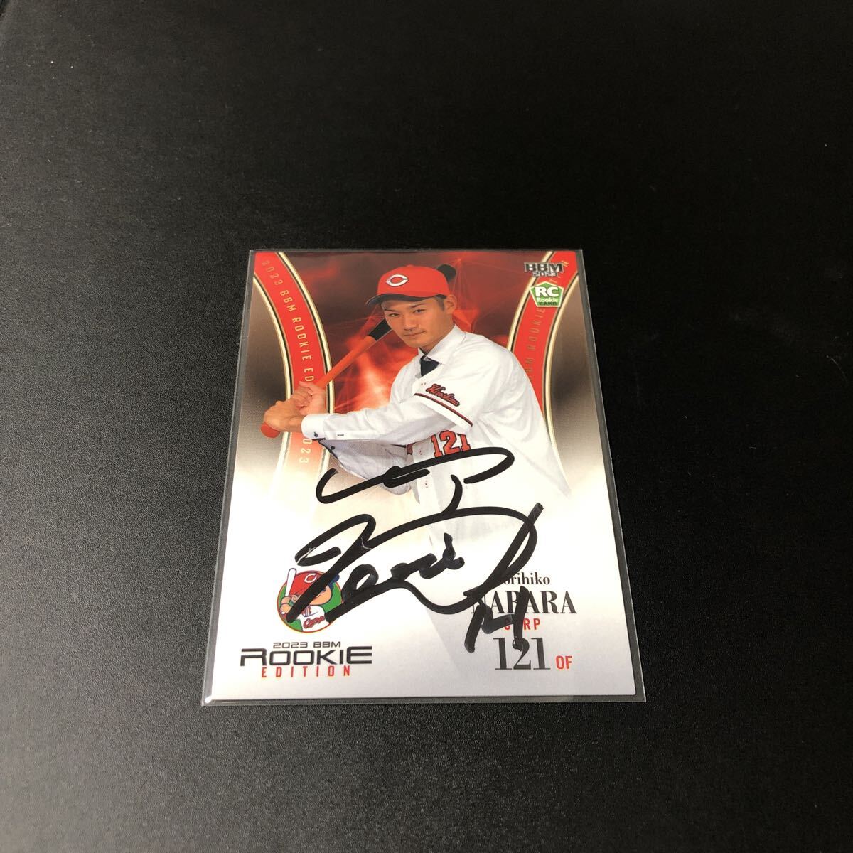 BBM 2023 ルーキーエディション 広島東洋カープ 名原典彦 直筆サインカード ルーキーカード RC拍卖