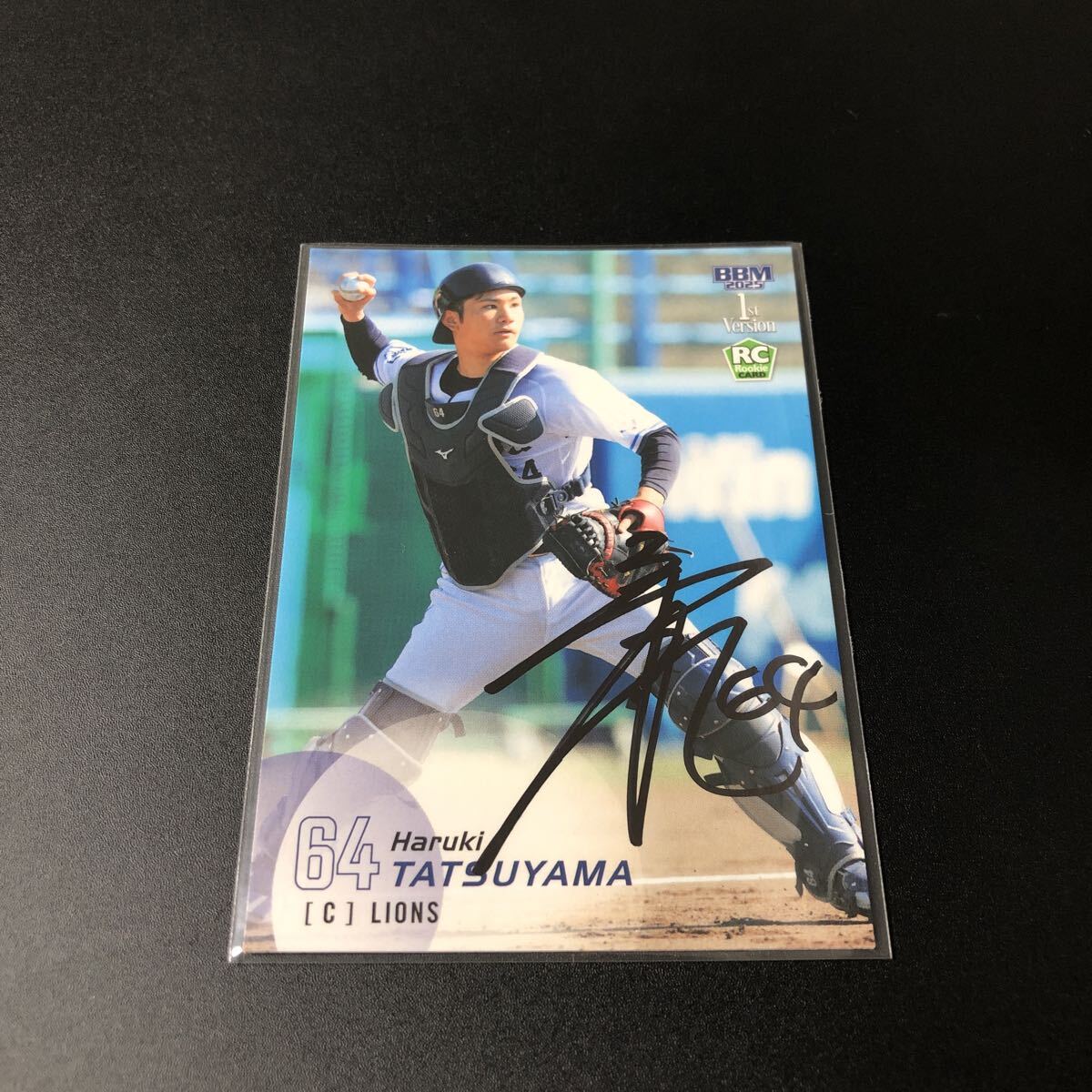 BBM 2025 1stバージョン ルーキーカード RC 直筆サインカード 埼玉西武ライオンズ 龍山暖拍卖