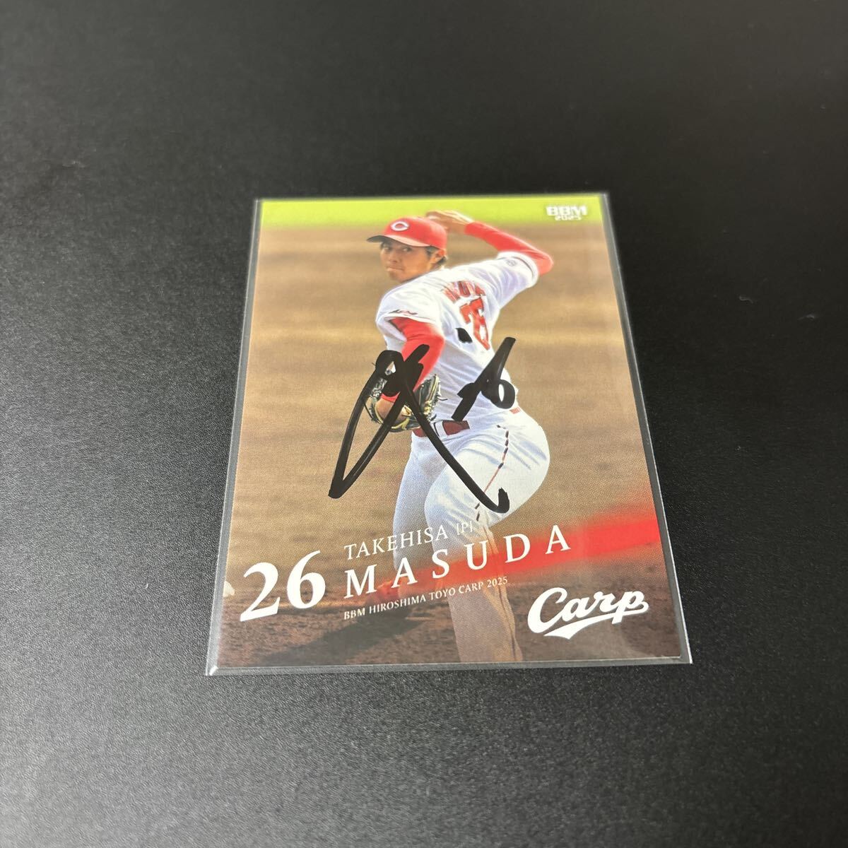 BBM 2025 広島東洋カープ 益田武尚 直筆サインカード 拍卖