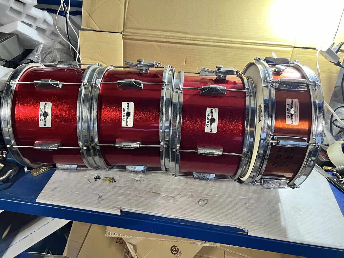 YAMAHA Pearl ドラムセット 4個拍卖