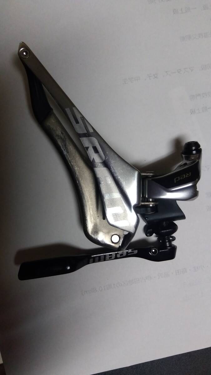 SRAM スラム  RED レッド 22 フロントディレイラー ガード付拍卖