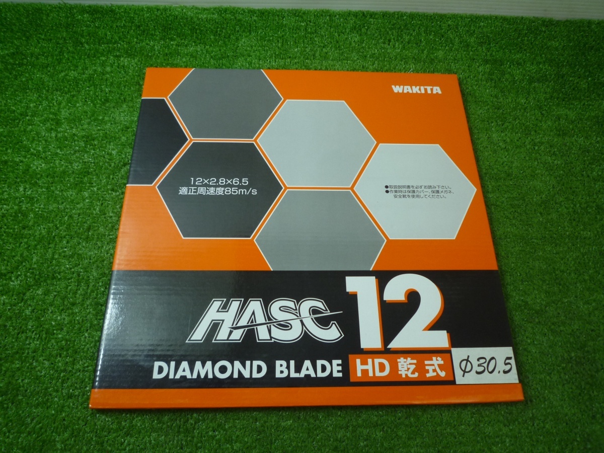 未使用品【 WAKITA / ワキタ 】 HASC12 ダイヤモンドブレード HD乾式 30.5Φ 12×2.8×6.5 071拍卖