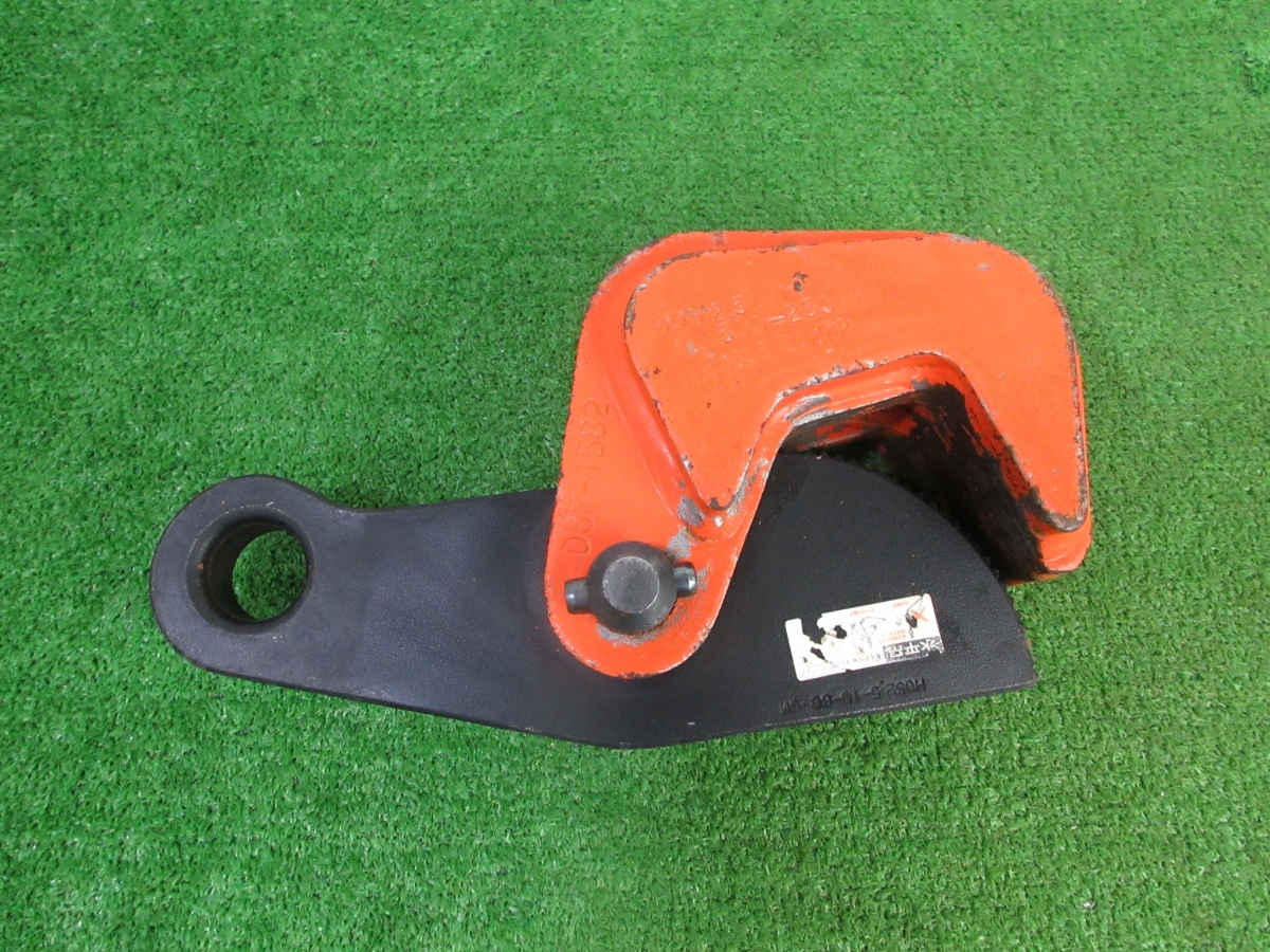 【 イーグルクランプ / EAGLE CLAMP 】 HOS-2.5t 厚板水平吊用 水平吊り専用 クランプ 2.5t 吊り具 8844拍卖