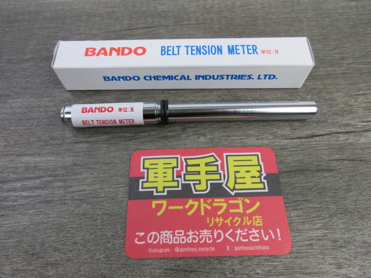 美品【 バンドー / BANDO 】 ベルトテンションメーター / 3218拍卖