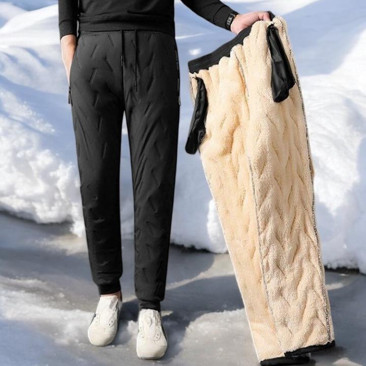 裏起毛パンツ ボア 厚手パンツ あったかズボン 冬用 ダウン風パンツ スウェット アウトドア 釣り キャンプ 送料無料 最短発送 Mサイズ 黒色拍卖