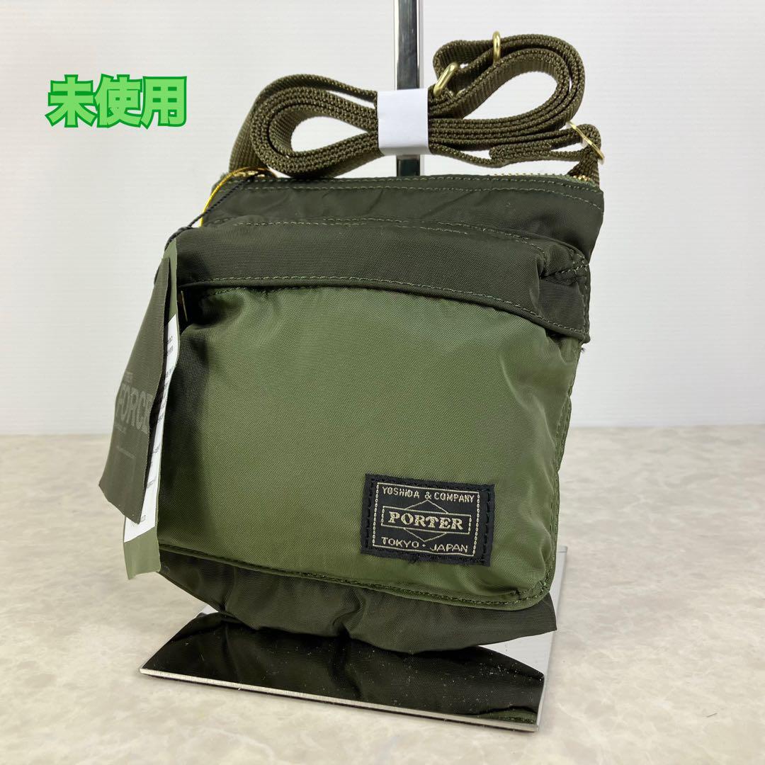 未使用☆PORTER FORCE ポーター フォース ショルダーポーチ拍卖