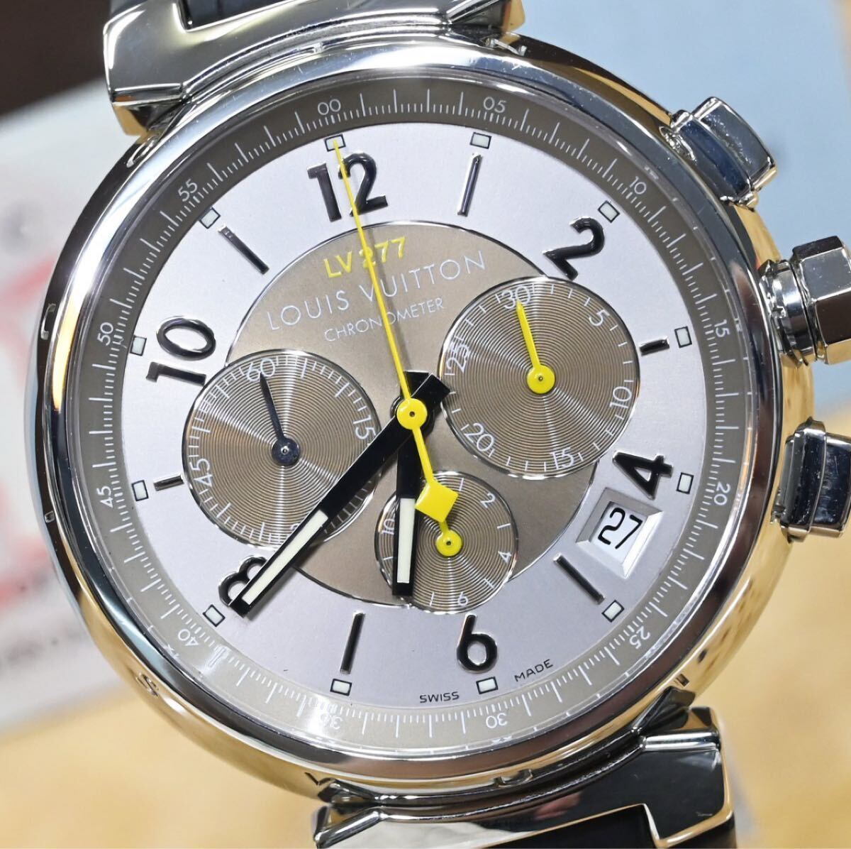 100円スタート 全国最安値に挑戦 LV277 エルプリメロ搭載 タンブール クロノグラフ Q1142拍卖