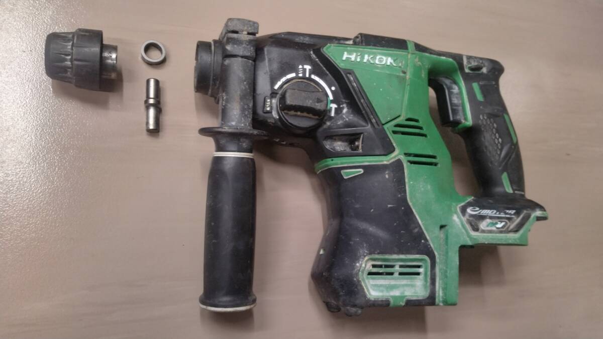 コードレスロータリハンマドリル 中古 ハイコーキ DH36DPB ジャンク品 難あり 36V 充電ロータリーハンマードリル hikoki 日立拍卖