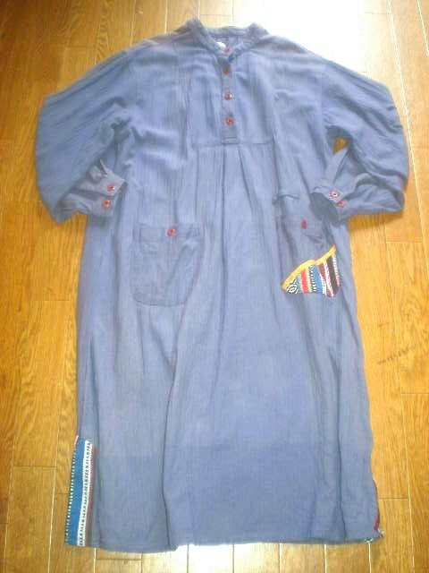 即決 チャイハネ ワンピース はるばる屋 民族衣装好きにも!拍卖