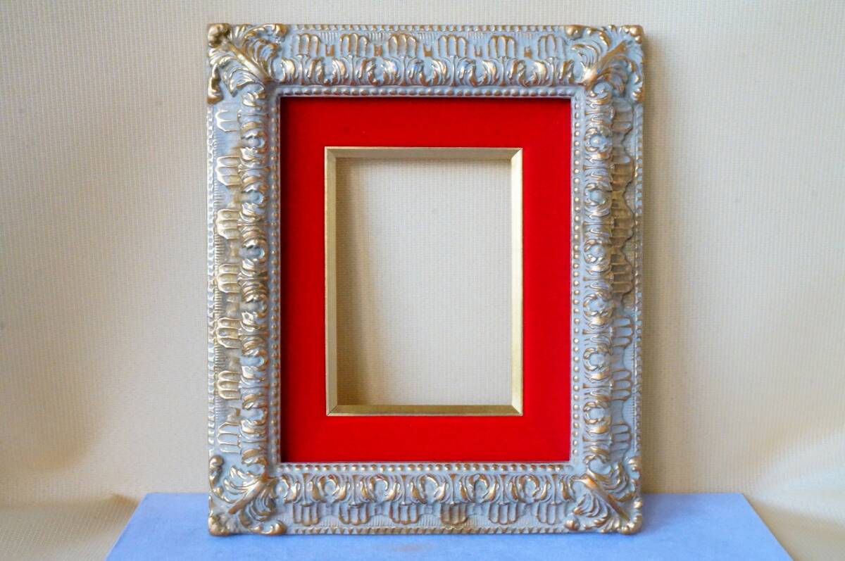 希少!20年前の蔵出し未使用在庫!額縁 油絵/油彩 額縁 ゴールド 金 アンティーク木製額縁⑤拍卖
