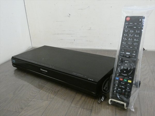 500GB☆10年☆パナソニック/DIGA☆HDD/BDレコーダー☆DMR-BW695☆リモコン付☆2番組同時録画 管CX36388拍卖