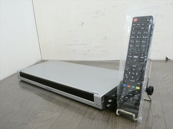 500GB☆13年☆パナソニック/DIGA☆HDD/BDレコーダー☆DMR-BWT550☆リモコン付☆2番組同時録画☆3D対応機 管CX36507拍卖