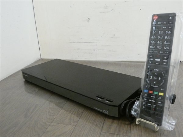 500GB☆15年☆パナソニック/DIGA☆HDD/BDレコーダー☆DMR-BRW500☆リモコン付☆2番組同時録画☆3D対応機 管CX36502拍卖