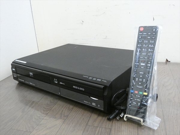 500GB☆パナソニック/DIGA☆HDD/DVD/VHSレコーダー☆DMR-XW41V☆リモコン付 管CX36800拍卖