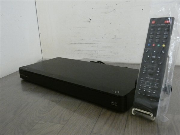 500GB☆14年☆東芝/REGZA☆HDD/BDレコーダー☆DBR-Z410☆リモコン付☆2番組同時録画☆3D対応機 管CX36789拍卖