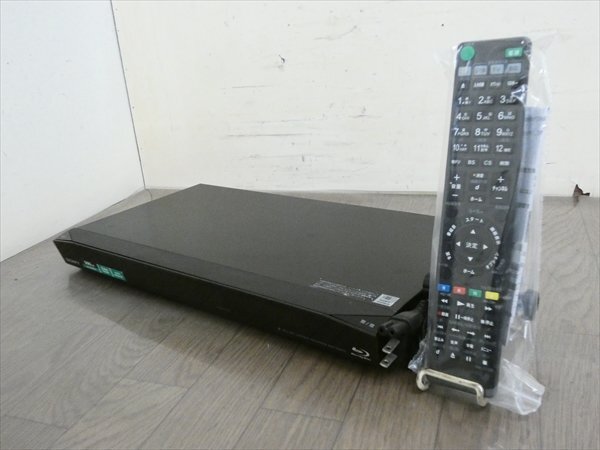 500GB☆14年☆ソニー/SONY☆HDD/BDレコーダー☆BDZ-EW510☆リモコン付☆2番組同時録画 管CX36785拍卖
