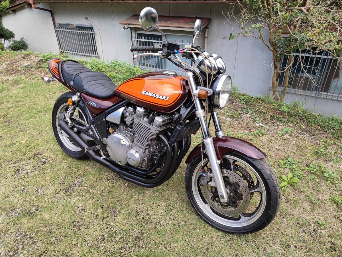 ★☆kawasaki ゼファー1100 火の玉カラー ZⅡカスタム 美車 国内物 車検満付き!!☆★拍卖