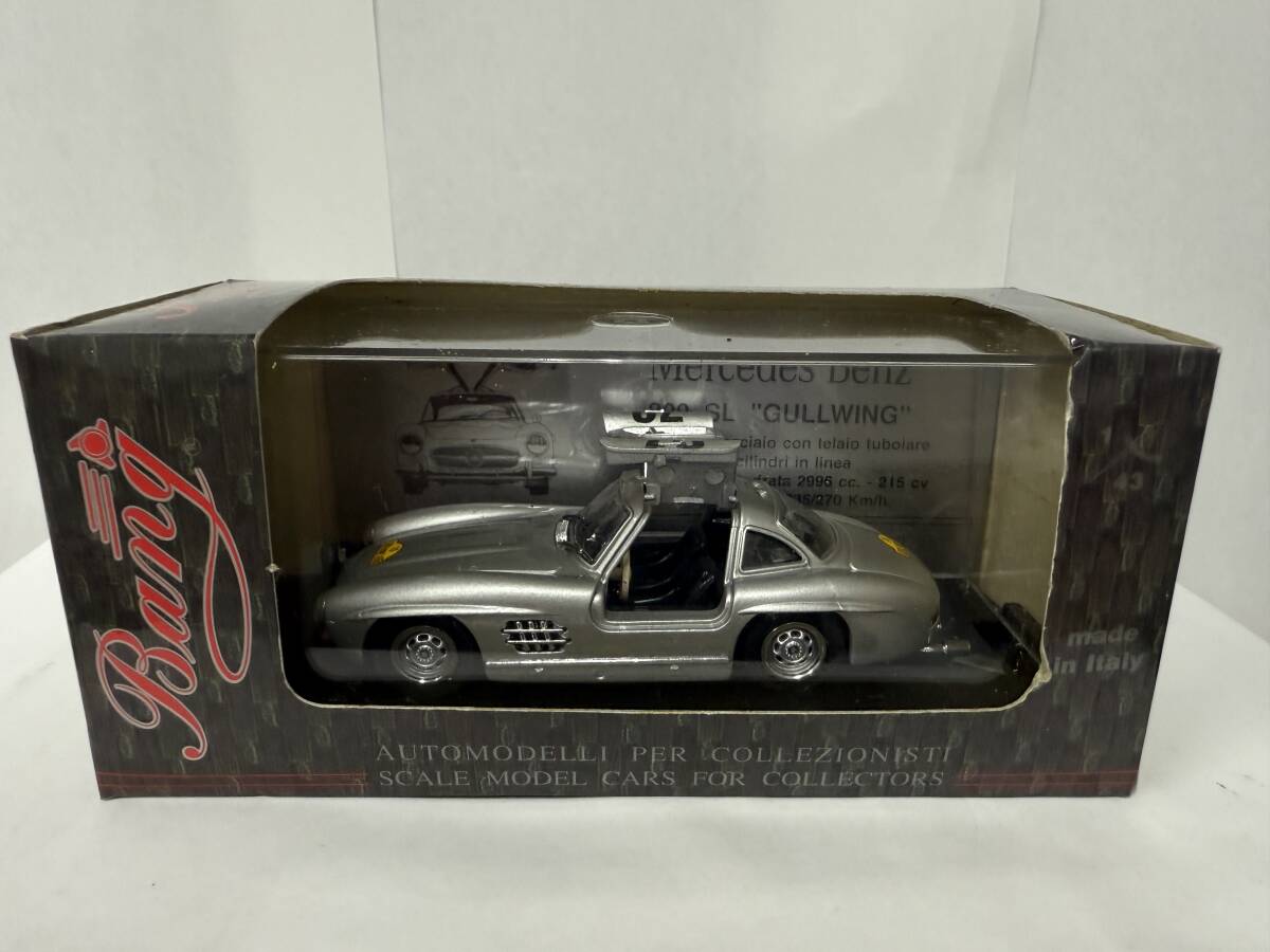 ●S7-10-204 Bang社製 メルセデス・ベンツ 300SL ガルウィング 1/43スケール ミニカー拍卖