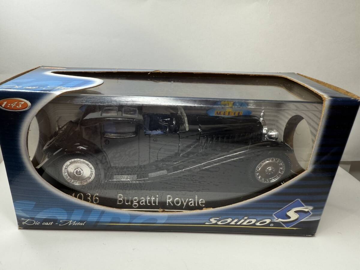 ●S7-10-233 Solids ソリド社製『ブカッティ・ロイヤル』1/43スケール ダイキャストモデル ミニカー拍卖