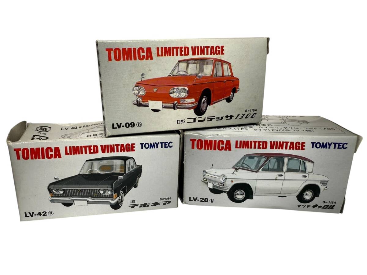 ●S7-10-314 トミカ リミテッド ヴィンテージ 3台おまとめ 三菱 マツダ 日野 ほぼ未使用拍卖
